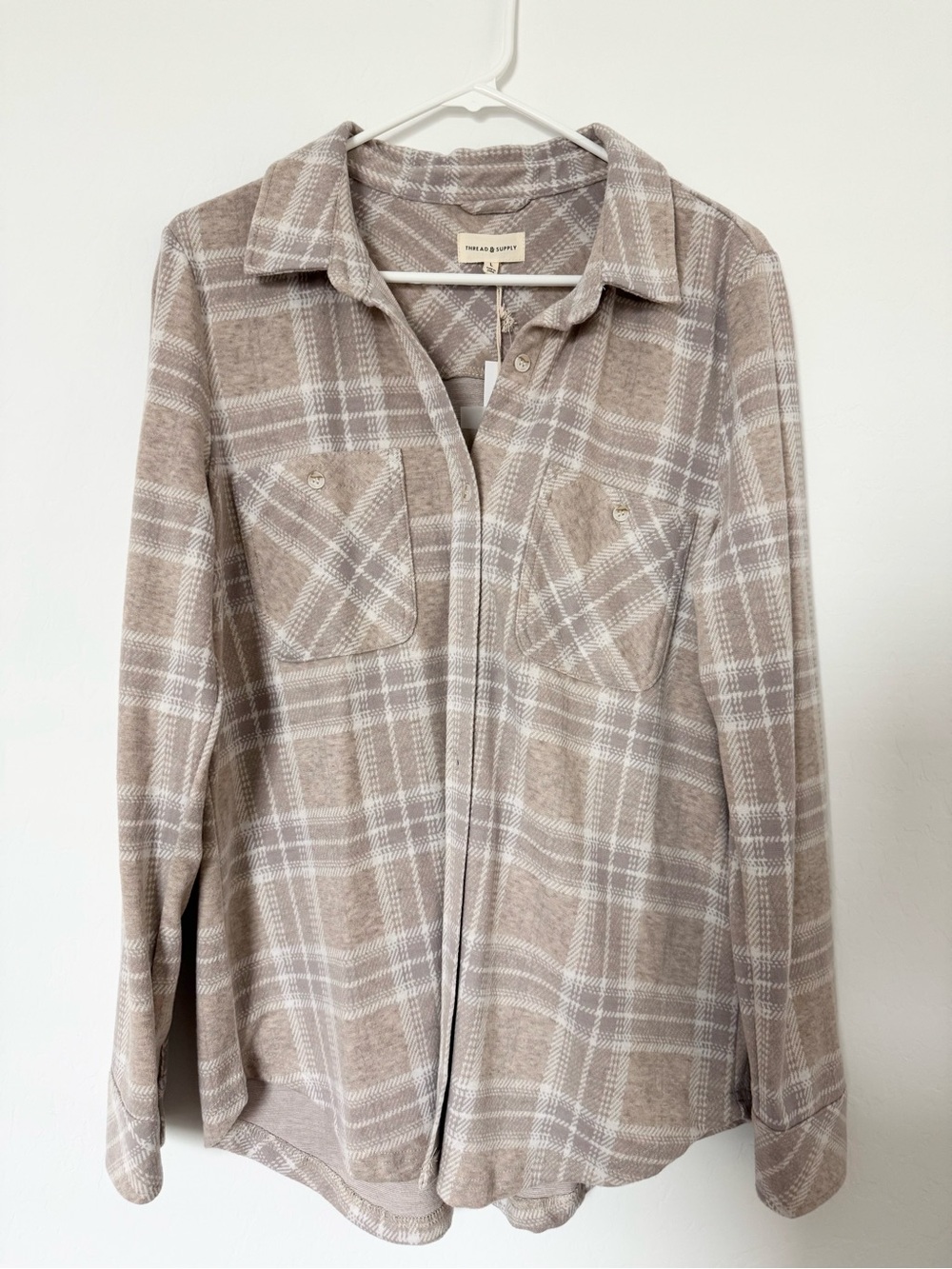 Large Plaid Flannel - Women’s Shacket